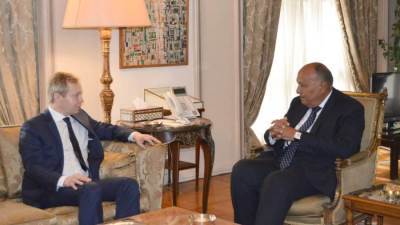 مباحثات مصرية - أوروبية لبحث تفعيل عملية السلام فى الشرق الأوسط