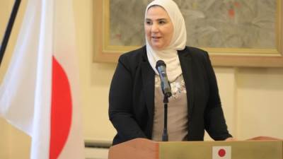 القباج تشهد توقيع اتفاقية تعاون بين السفارة اليابانية بالقاهرة وجمعية تكاتف للتنمية