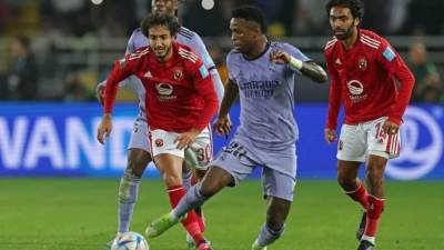 ريال مدريد يتقدم على الاهلي بهدف فينيسيوس في مونديال الأندية