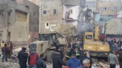 ارتفاع عدد ضحايا انهيار عقار دمنهور إلى قتيلين و20 مصابا