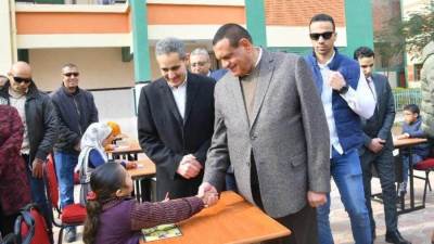 وزير التنمية ومحافظ الغربية يتفقدان مشروعات حياة كريمة بنهطاي