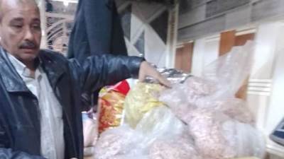 ضبط لحوم فاسدة فى محل كبابجي شهير بطوخ