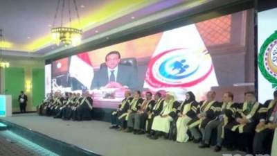 وزير الصحة يلقي كلمة مسجلة في حفل تخرخ دفعة من الأطباء بالمجلس العربي للاختصاصات الصحية