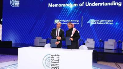 البورصتان المصرية والسعودية توقعان مذكرة تعاون مشترك