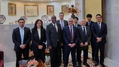 رئيس اقتصادية قناة السويس يلتقي ممثلي Mitsui العاملة في قطاع البنية التحتية