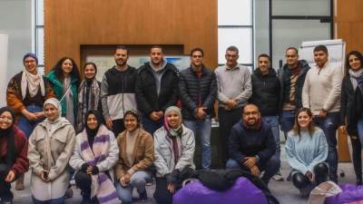 "مراكز" تنقل خبراتها في مجال البناء لطلاب كلية الهندسة بالجامعة الألمانية