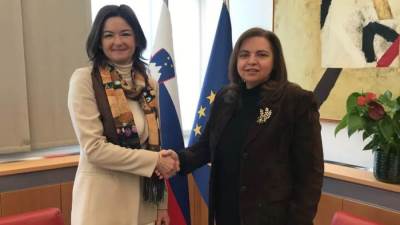 نائبة رئيس وزراء سلوفينيا تشيد بدور مصر ومحوريته في المنطقة