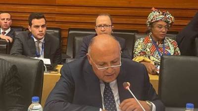 شكري يستعرض نتائج COP27 أمام لجنة رؤساء الدول والحكومات الأفارقة المعنية بتغير المناخ