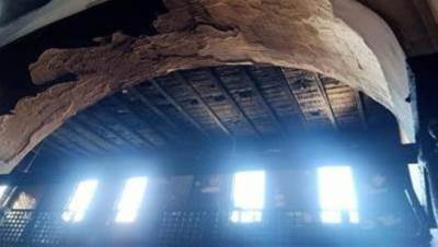 السيطرة على حريق داخل كنيسة السيدة العذراء بأطفيح.. بدون خسائر في الأرواح