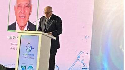 الأمين العام العربى للمياه يطالب بتأمين إمدادات المياه في أوقات الكوارث والحروب