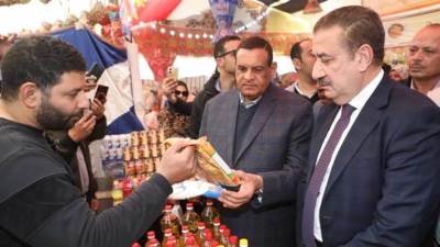 وزير التنمية ومحافظ المنوفية يفتتحان معارض "أهلا رمضان" بشبين الكوم لبيع السلع الغذائية بأسعار مخفضة