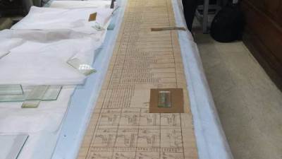 المتحف المصري بالتحرير يشهد عرض أول وأكبر بردية بالخط الهيراطيقي