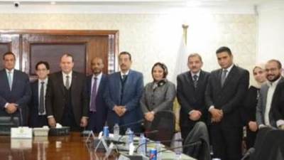 آمنة يستقبل وفد البنك الدولى لمتابعة آخر مستجدات برنامج التنمية المحلية بصعيد مصر