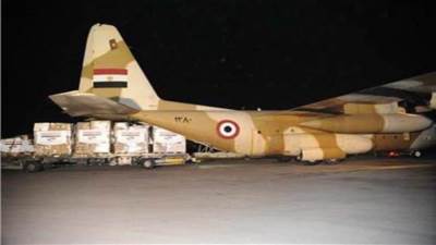 مصر تواصل إرسال مساعدات إنسانية للشعب التركى جوا