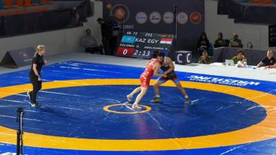 افتتاح بطولة العالم للمصارعة بالصالة المغطاة ببرج العرب فى الإسكندرية