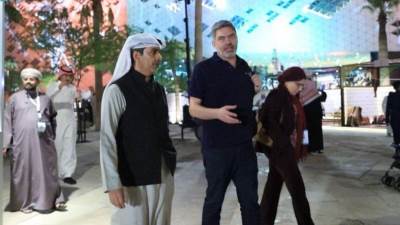 الضيوف المصريين بالمنتدى السعودي للإعلام يشاركون أبناء السعوديين فرحتهم بذكرى يوم التأسيس