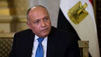 وزير الخارجية من دمشق: نقلت رسالة الرئيس السيسي التضامنية مع سوريا