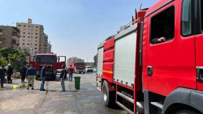 أمن القاهرة يكشف حقيقة حريق بجوار محكمة بحلوان