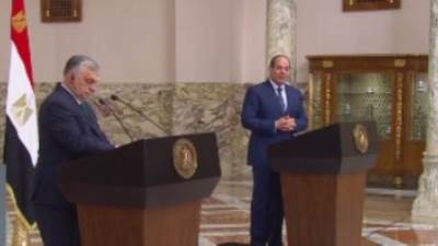 الرئيس السيسي: بحث سبل التعاون مع المجر لتوطين صناعة عربات السكة الحديد فى مصر