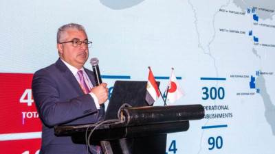 رئيس اقتصادية قناة السويس يشارك في منتدى الأعمال المصري الياباني ويلتقي رئيس JETRO