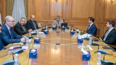 وزير الدولة للإنتاج الحربى يستقبل  وفد شركة " HELLENIC INSTRUMENTS"