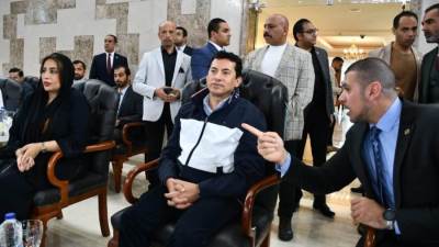 وزير الرياضة وسفيرة الإمارات يفتتحان بطولة محترفي الجوجيتسو بالعاصمة الإدارية الجديدة