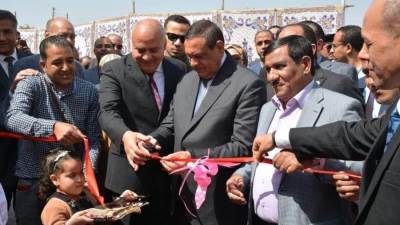 وزير التنمية ومحافظ قنا يفتتحان محطة صرف صحي نقادة بتكلفة 275 مليون جينه