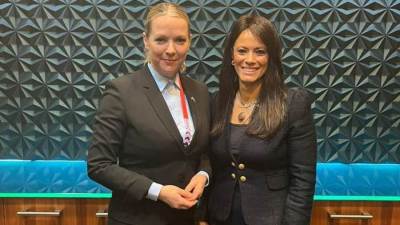 المشاط تلتقي وزير الدولة ونائبة الوزير للتعاون الدولي بمملكة السويد