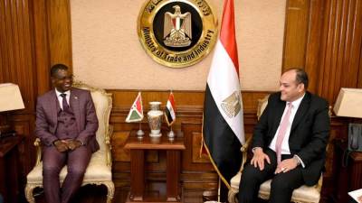وزير التجارة: فرص كبيرة لتعزيز التعاون الاقتصادي مع دولة بوروندي