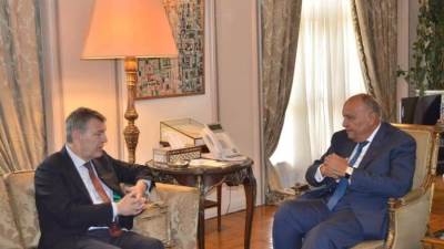 وزير الخارجية يستقبل المفوض العام لوكالة غوث وتشغيل اللاجئين الفلسطينيين "الأونروا"