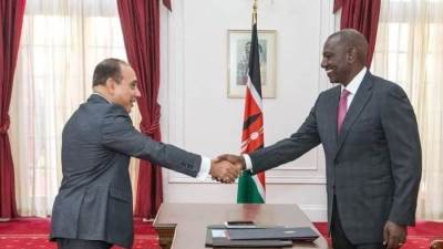 السفير المصري لدى كينيا يقدم أوراق اعتماده 