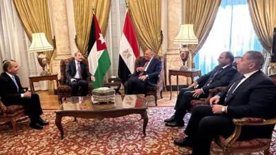 مباحثات مصرية أردنية حول الأوضاع المتدهورة فى الأراضى الفلسطينية المحتلة