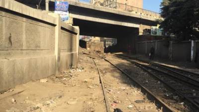 تسيير حركة قطارات خط قليوب "منوف" بعد رفع العربات ونقلها للورش