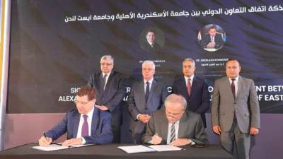 وزير التعليم يشهد توقيع تعاون بين جامعة الإسكندرية الأهلية.. وجامعة "إيست لندن"