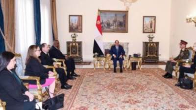 الرئيس السيسى يؤكد حرص مصر على تدعيم الشراكة الاستراتيجية مع الولايات المتحدة