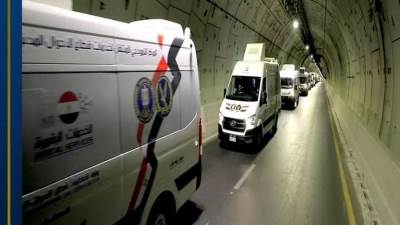 الداخلية تطلق قافلة خدمية لتوفير المستلزمات الغذائية بشمال سيناء.. بمناسبة شهر رمضان