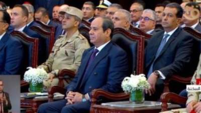 الرئيس السيسي يشاهد فيلما تسجيليا بعنوان "أرض الخير"