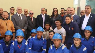 وزير القوى العاملة ونائب محافظ البحيرة يتفقدان مركز تدريب مهنى حوش عيسى