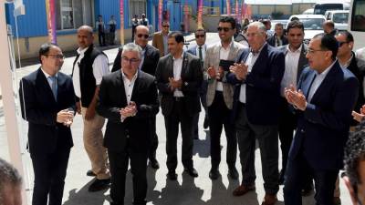مدبولي يشهد افتتاح خط الإنتاج الجديد بمصنع شركة "جوشي ـ مصر" لصناعة الفايبر جلاس