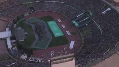 بحضور الرئيس السيسي.. ستاد القاهرة يشهد حضور مكثف باحتفالية "كتف في كتف"