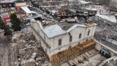 تركيا: انهيار 9 مساجد وتضرر 36 في أدي يامان بفعل الزلزال