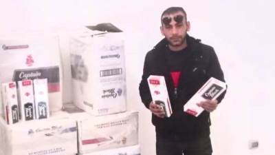 جمارك السلوم تضبط محاولة تهريب كمية من السجائر الأجنبية الصنع