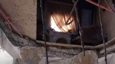 نجاة أسرة من الموت أسفل سقف منزلهم ببني سويف 