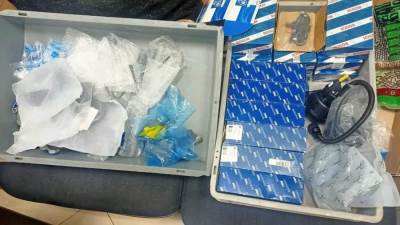 جمارك مطار سوهاج تضبط محاولة تهريب كمية من قطع غيار سيارات