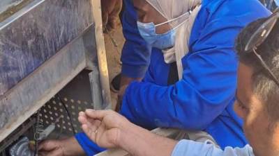 فتيات أسوان يطلقون مبادرة لإصلاح مبردات المياه ومراوح المساجد بقرى بنبان