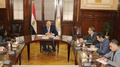 وزير الزراعة يلتقى بالمدير الإقليمى للتنمية المستدامة الجديد بالبنك الدولى
