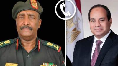 الرئيس السيسي يهنئ البرهان بحلول شهر رمضان متمنيا للسودان الخير والتقدم