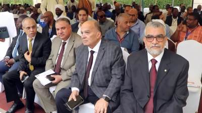 الرئيس التشادى يفتتح المقر الجديد لوزارة الخارجية ويوجه الشكر لشركة المقاولون العرب