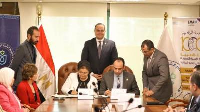 رئيس الرعاية الصحية يشهد تعاون مع الجمعية المصرية لأعضاء الكلية الملكية البريطانية لطب الأطفال