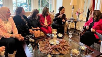 وزيرة الهجرة تعقد لقاءات ثنائية منفصلة مع شخصيات حققت نجاحًا بالولايات المتحدة